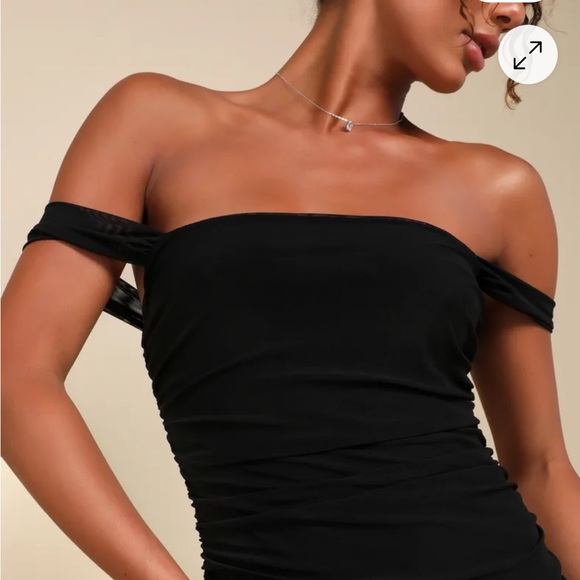Lulu's Classic Black Strapless Dress - Picture 4 of 6